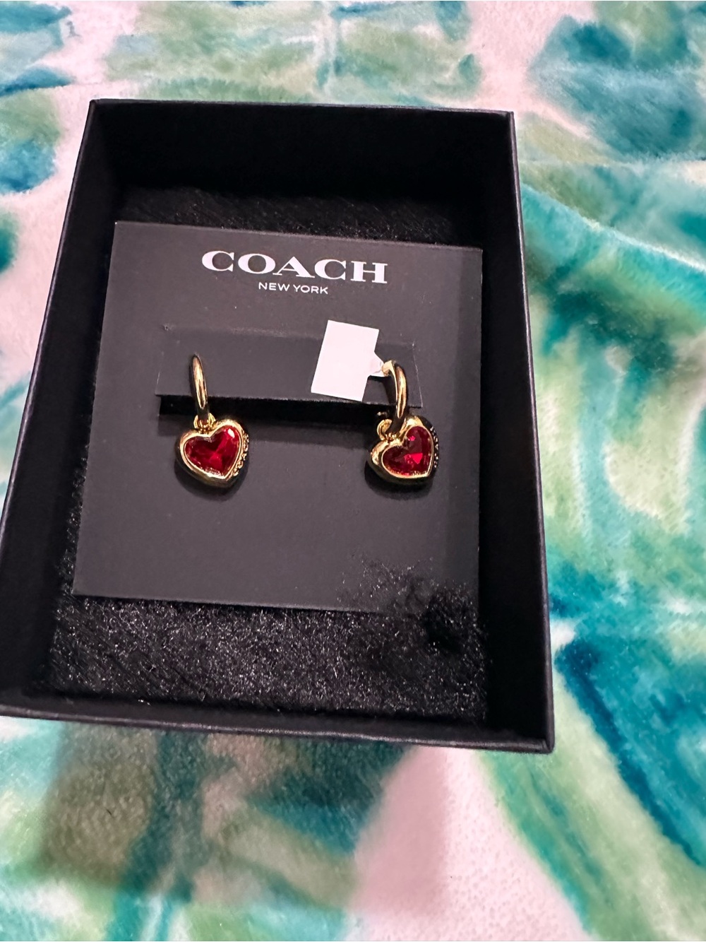Super Cute Coach Heart Earrings,New